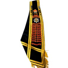 Drum Major Baldric Sash Custom Made Hand Embroidery